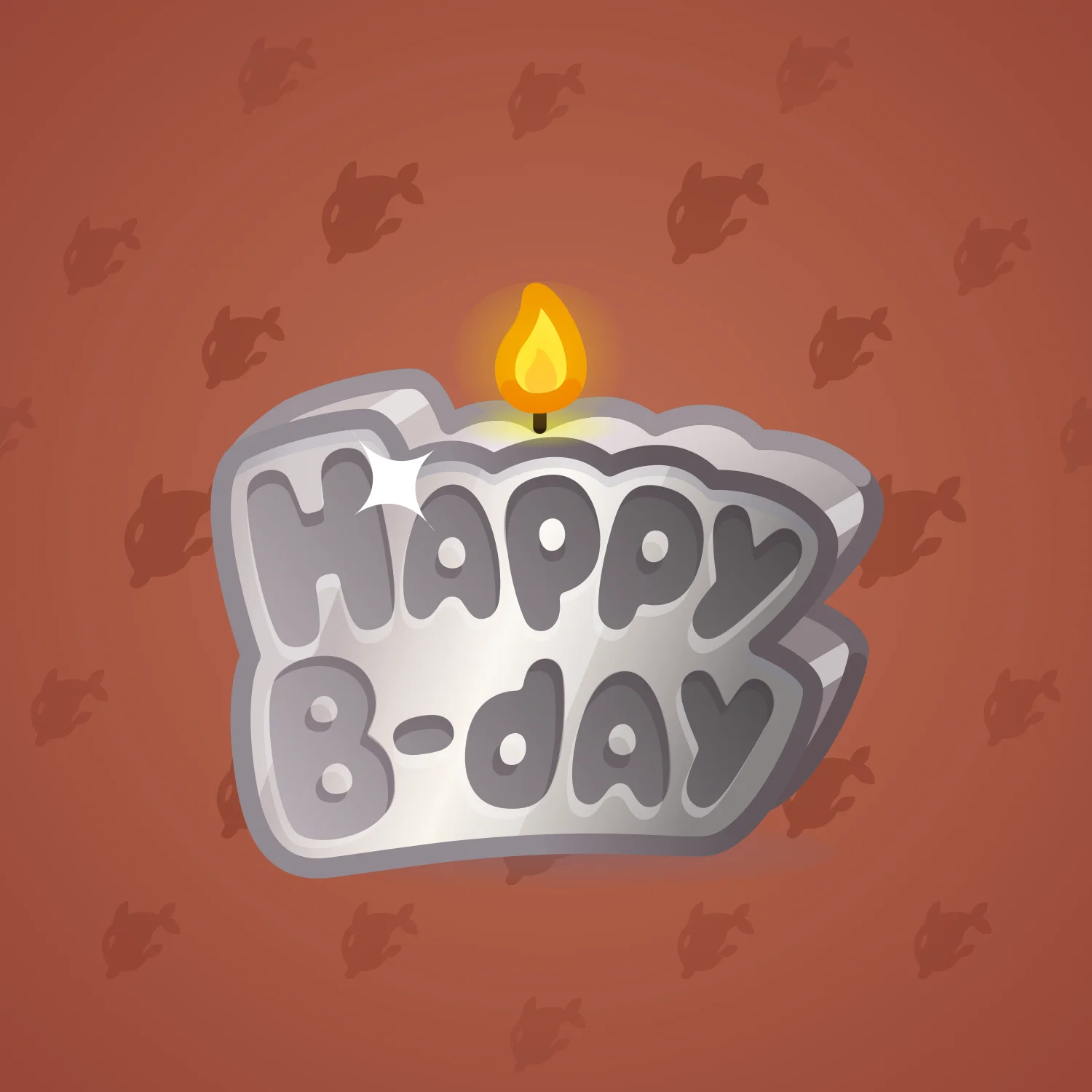 B-Day Candle