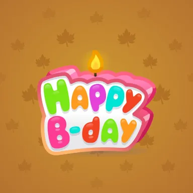 B-Day Candle