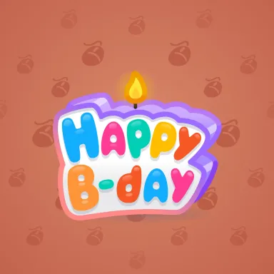 B-Day Candle #142647