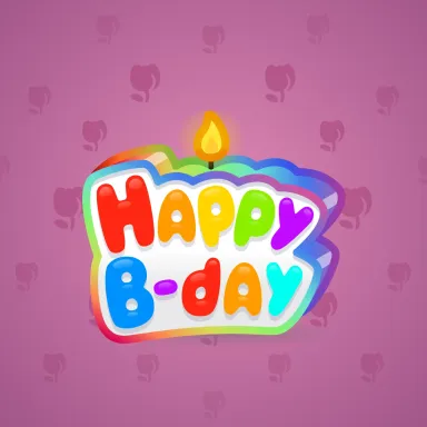 B-Day Candle #14327