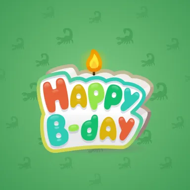 B-Day Candle
