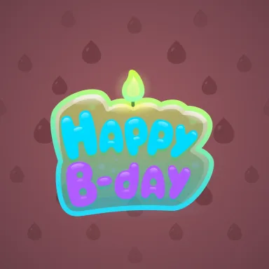 B-Day Candle #14385