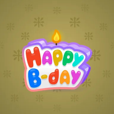 B-Day Candle #144243