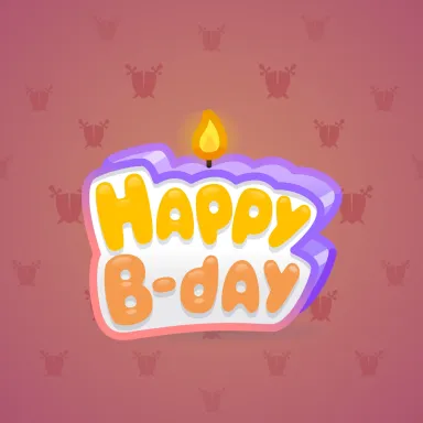 B-Day Candle #144253