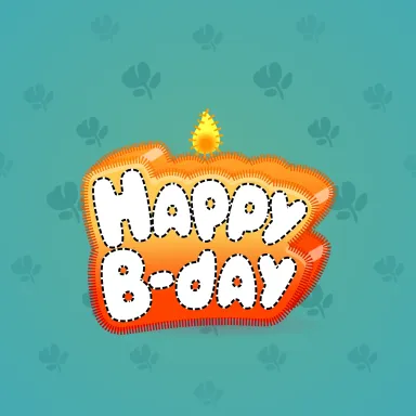 B-Day Candle