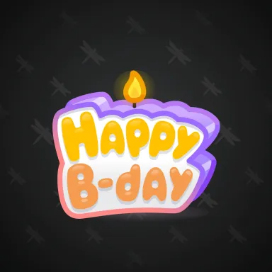 B-Day Candle