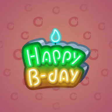 B-Day Candle