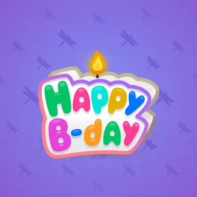B-Day Candle #145845