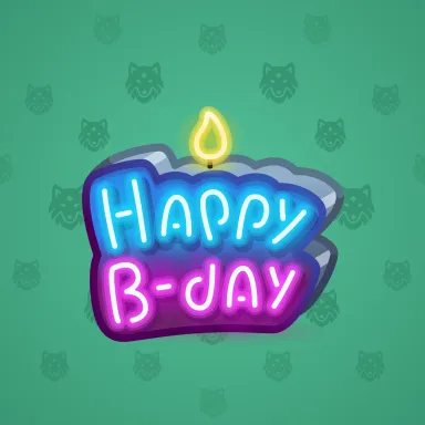 B-Day Candle