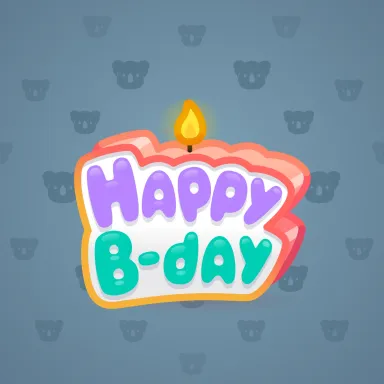 B-Day Candle
