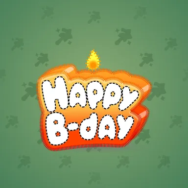 B-Day Candle #150264