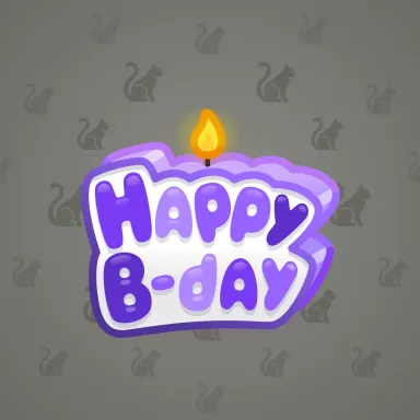 B-Day Candle