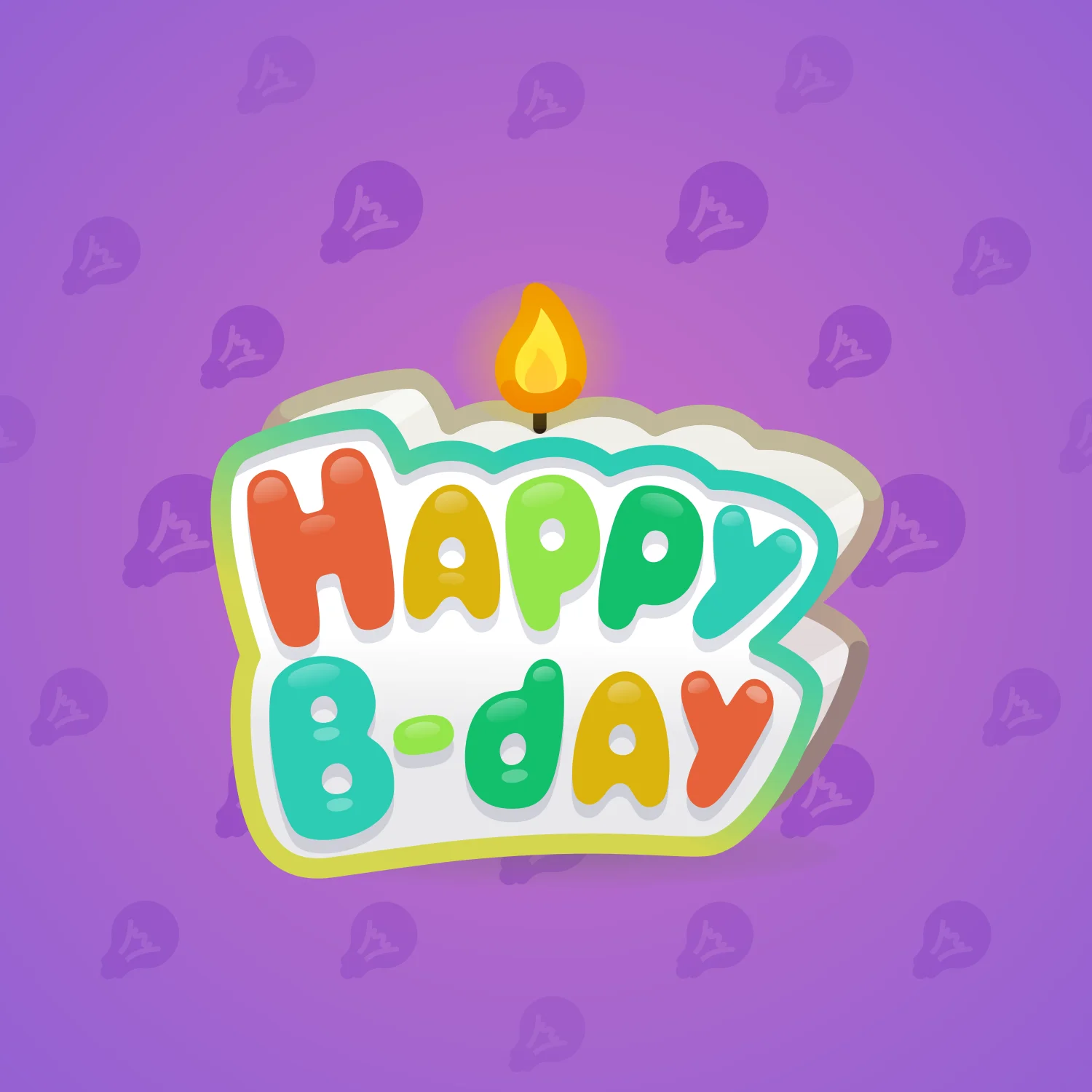 B-Day Candle #154387