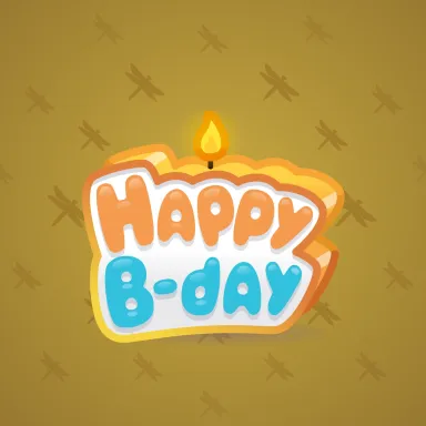 B-Day Candle