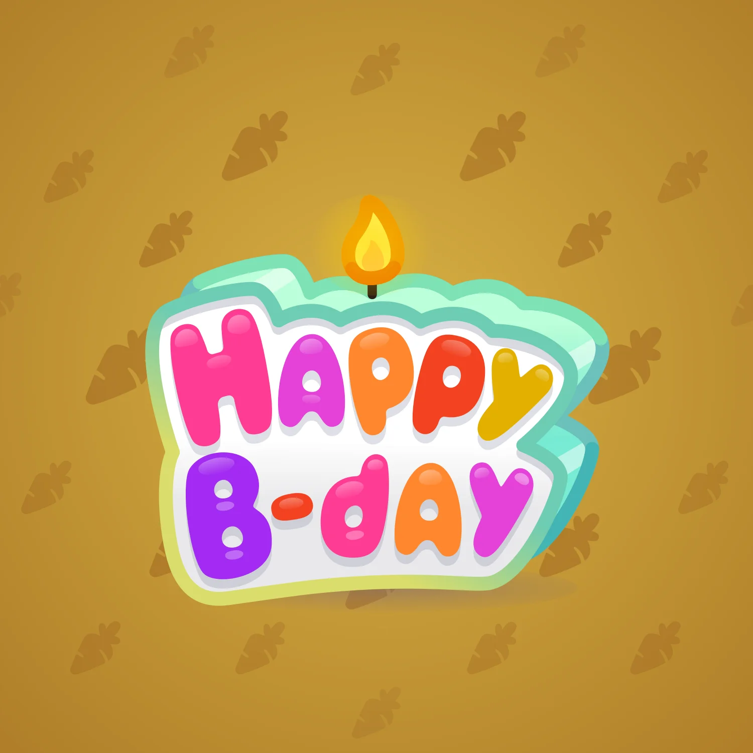 B-Day Candle #155198