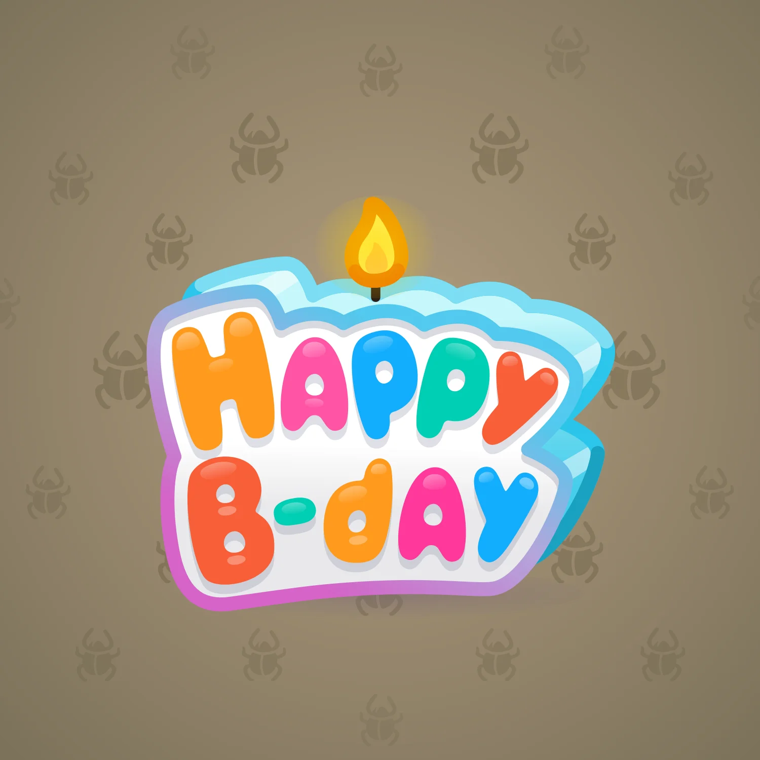 B-Day Candle