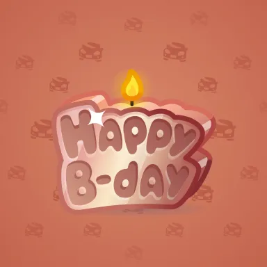 B-Day Candle #155702