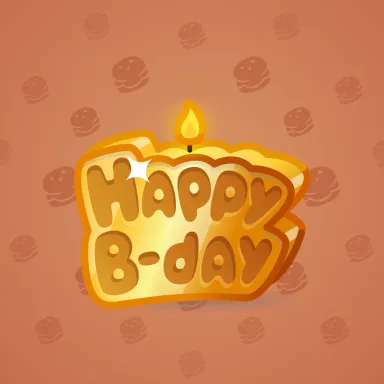 B-Day Candle