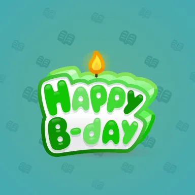 B-Day Candle