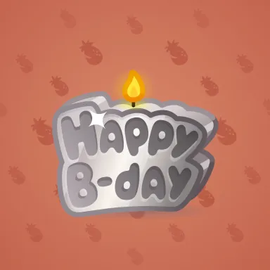 B-Day Candle #158498