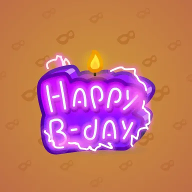 B-Day Candle #158901