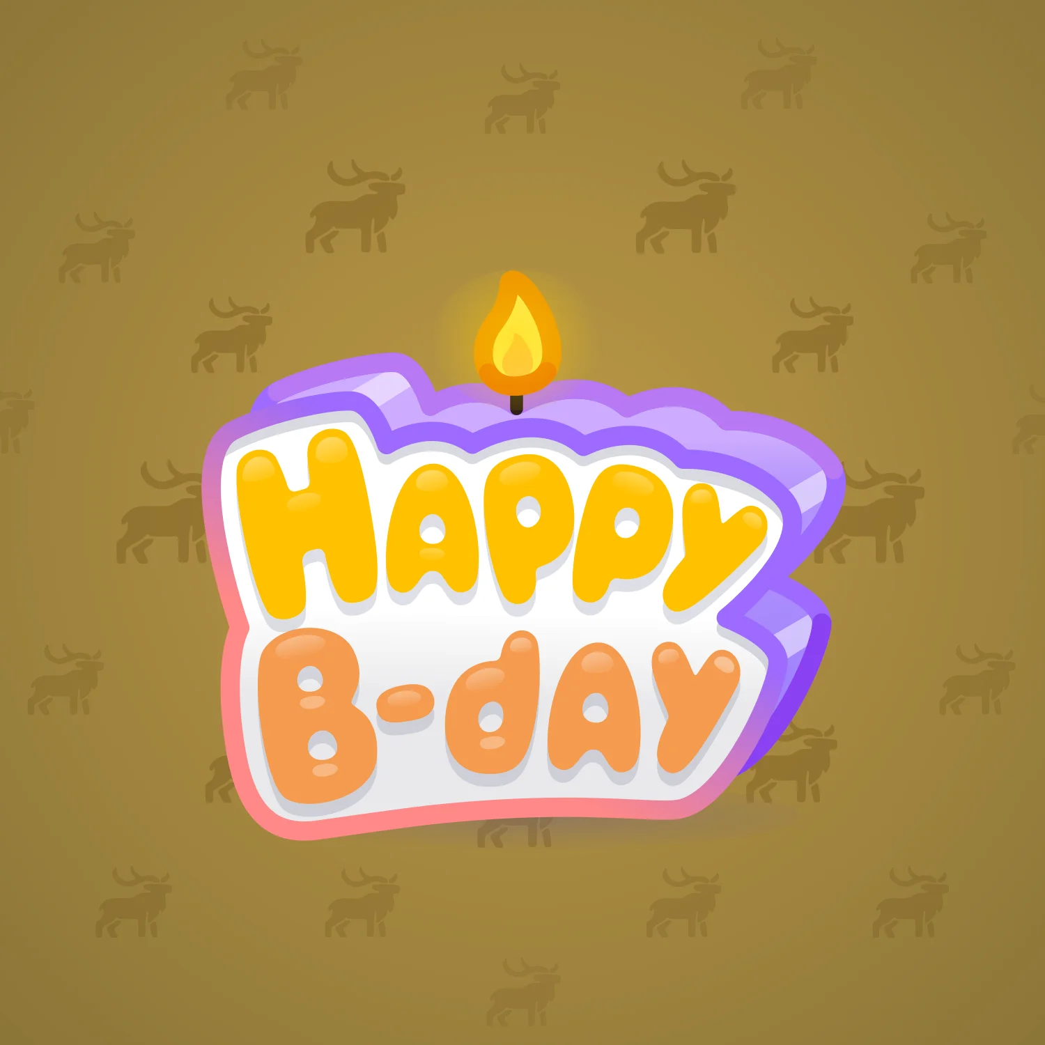 B-Day Candle #158986