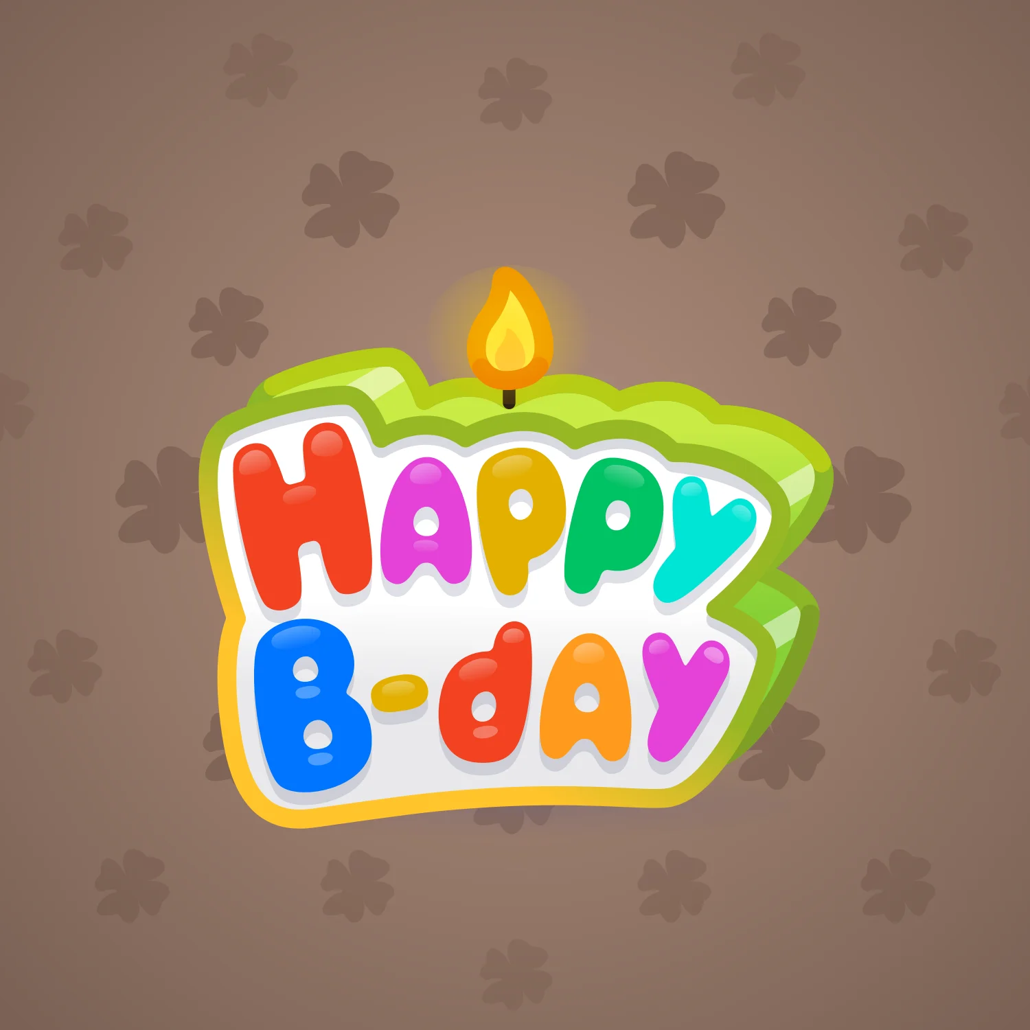 B-Day Candle #158998