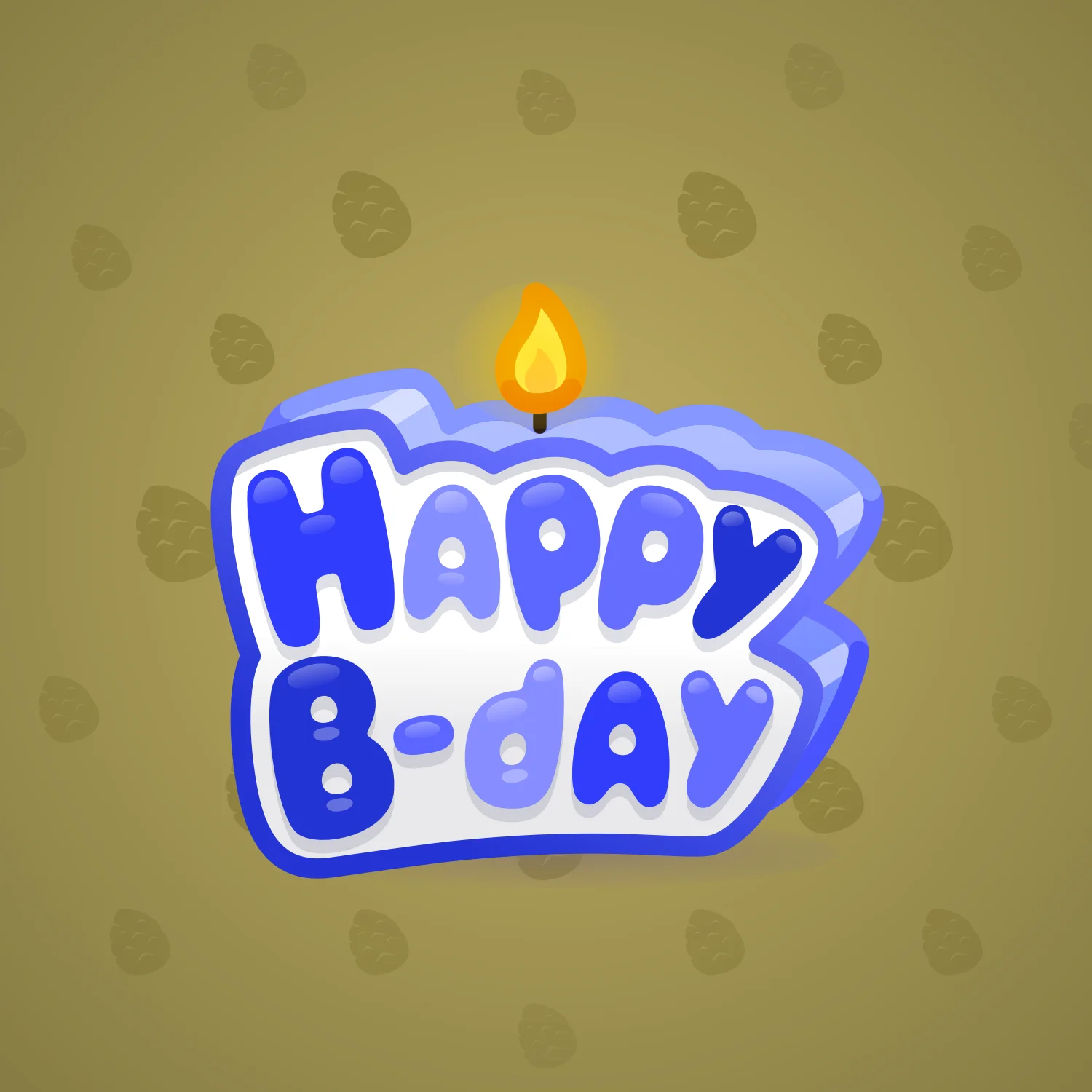 B-Day Candle