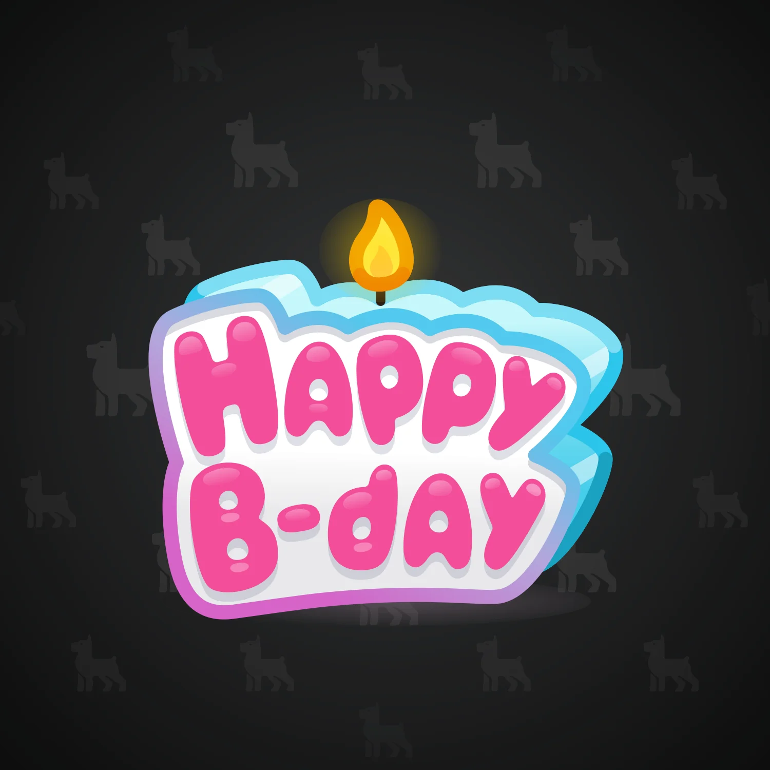 B-Day Candle #159989