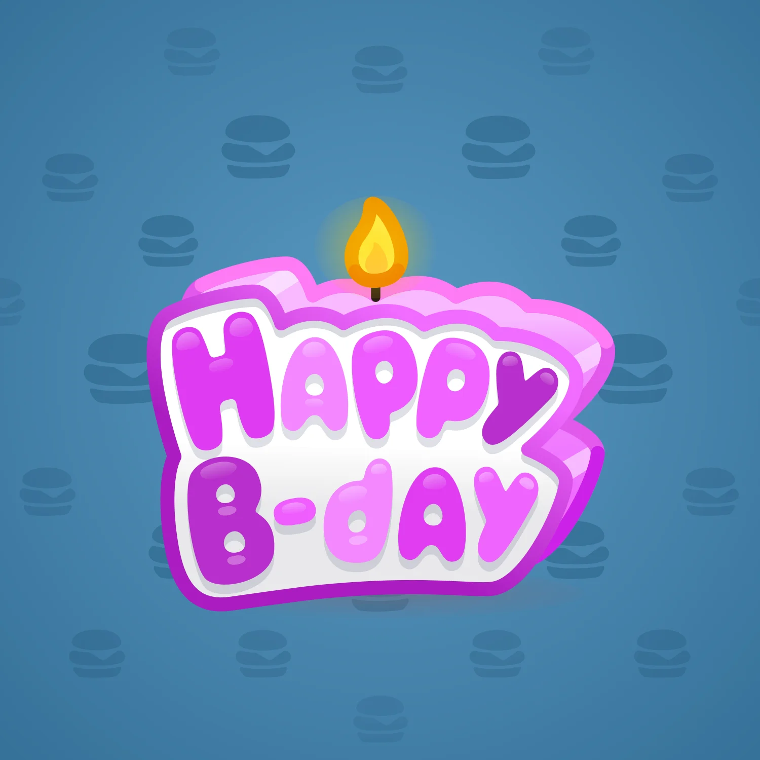 B-Day Candle #160012