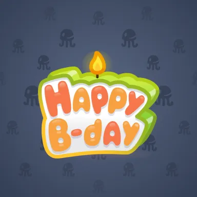 B-Day Candle