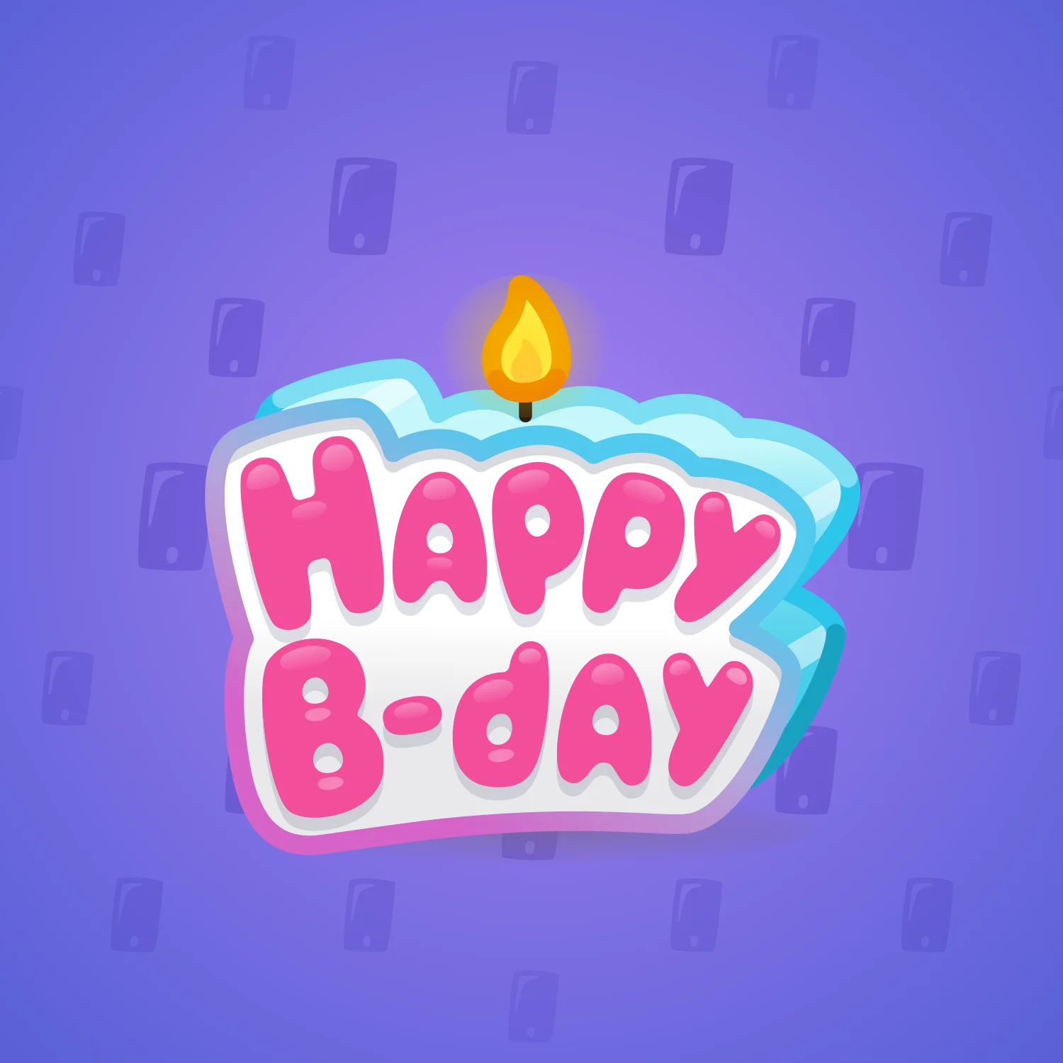 B-Day Candle