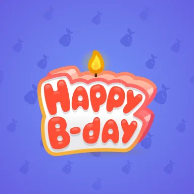 B-Day Candle #16018