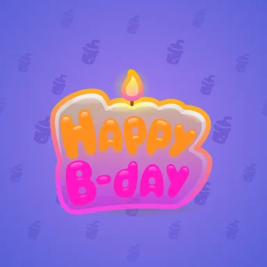 B-Day Candle #161809