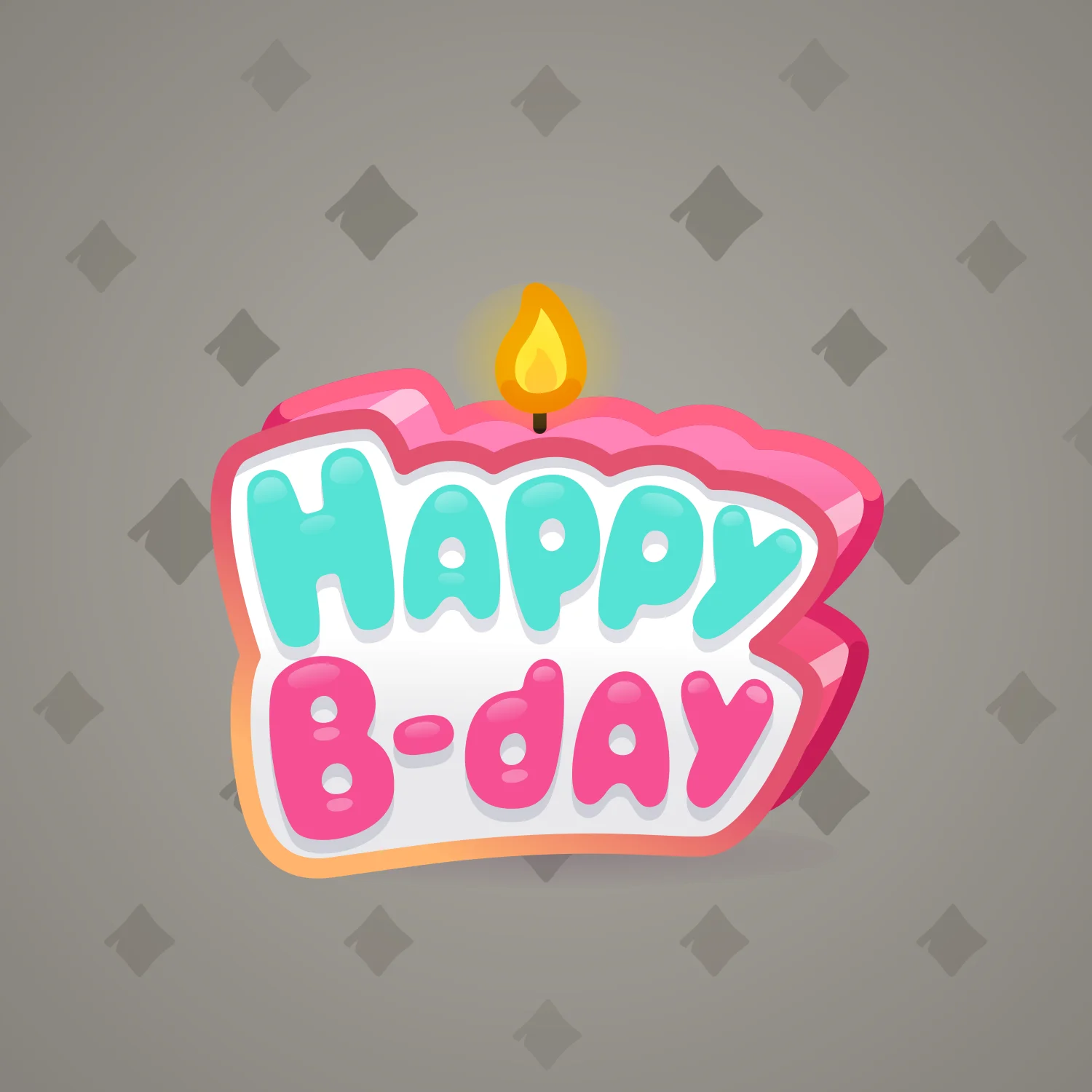 B-Day Candle