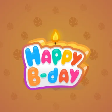B-Day Candle #162203