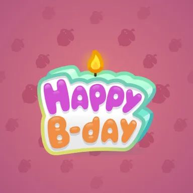 B-Day Candle #16240