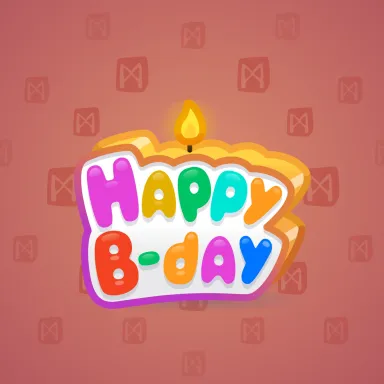 B-Day Candle #162727