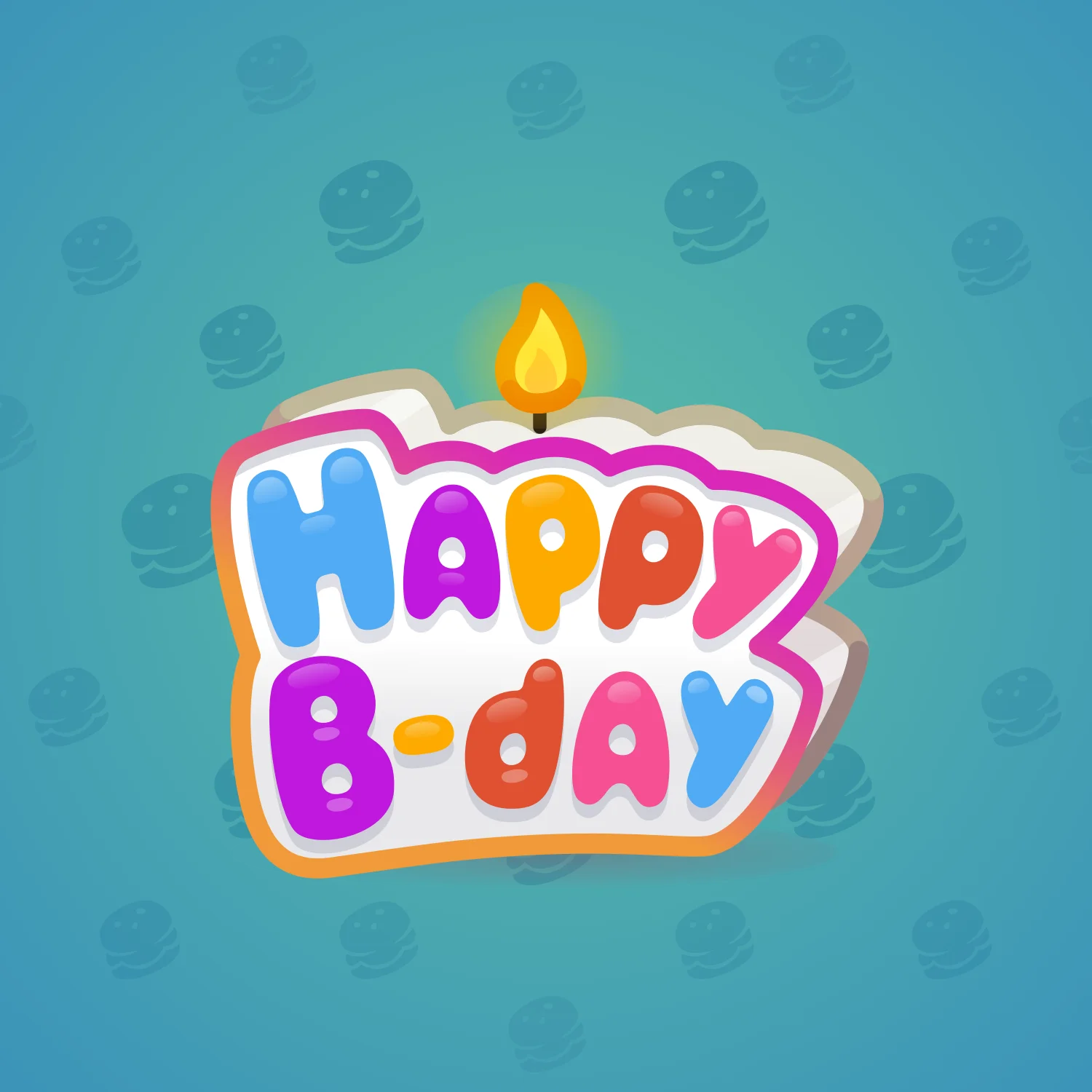 B-Day Candle #162817