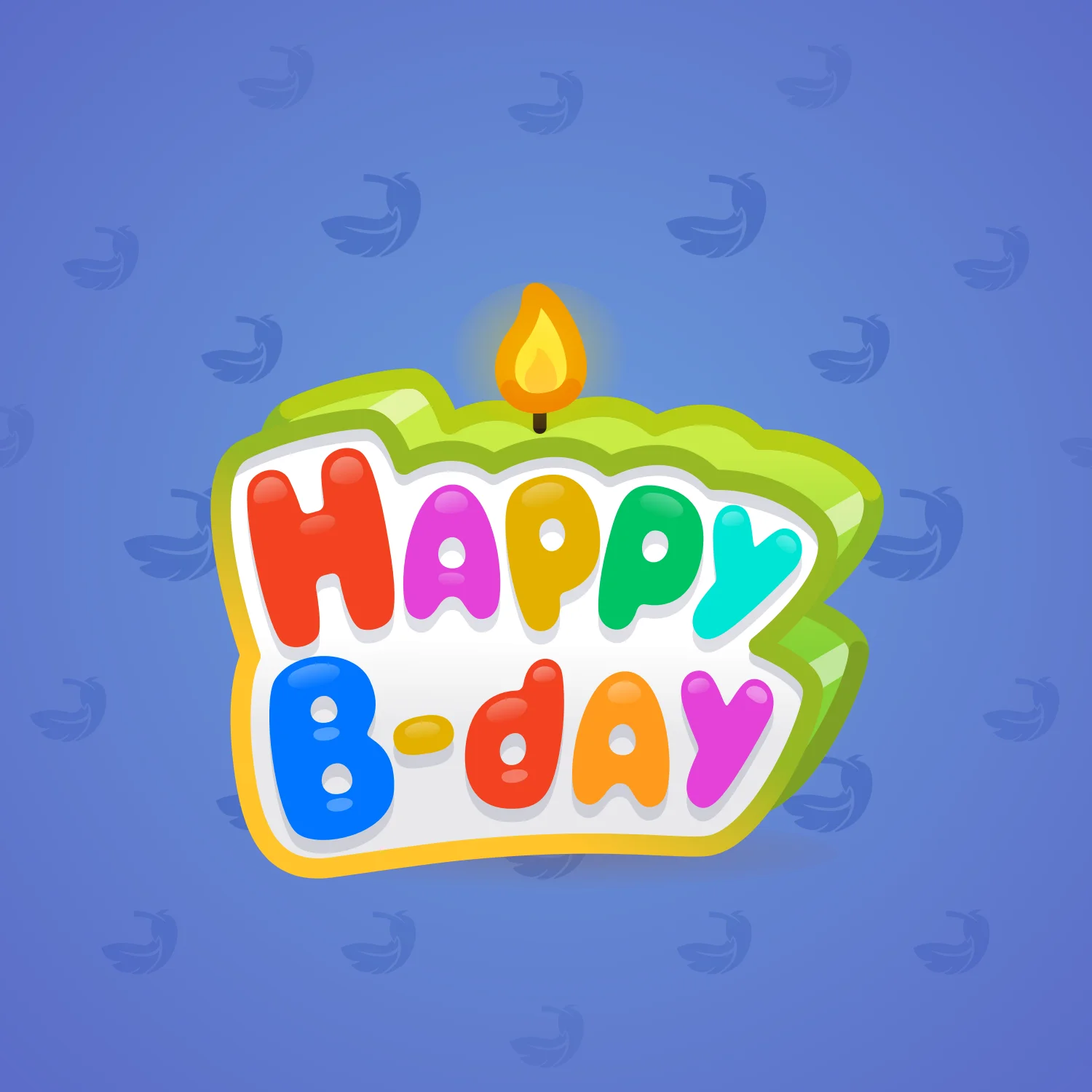 B-Day Candle #163487