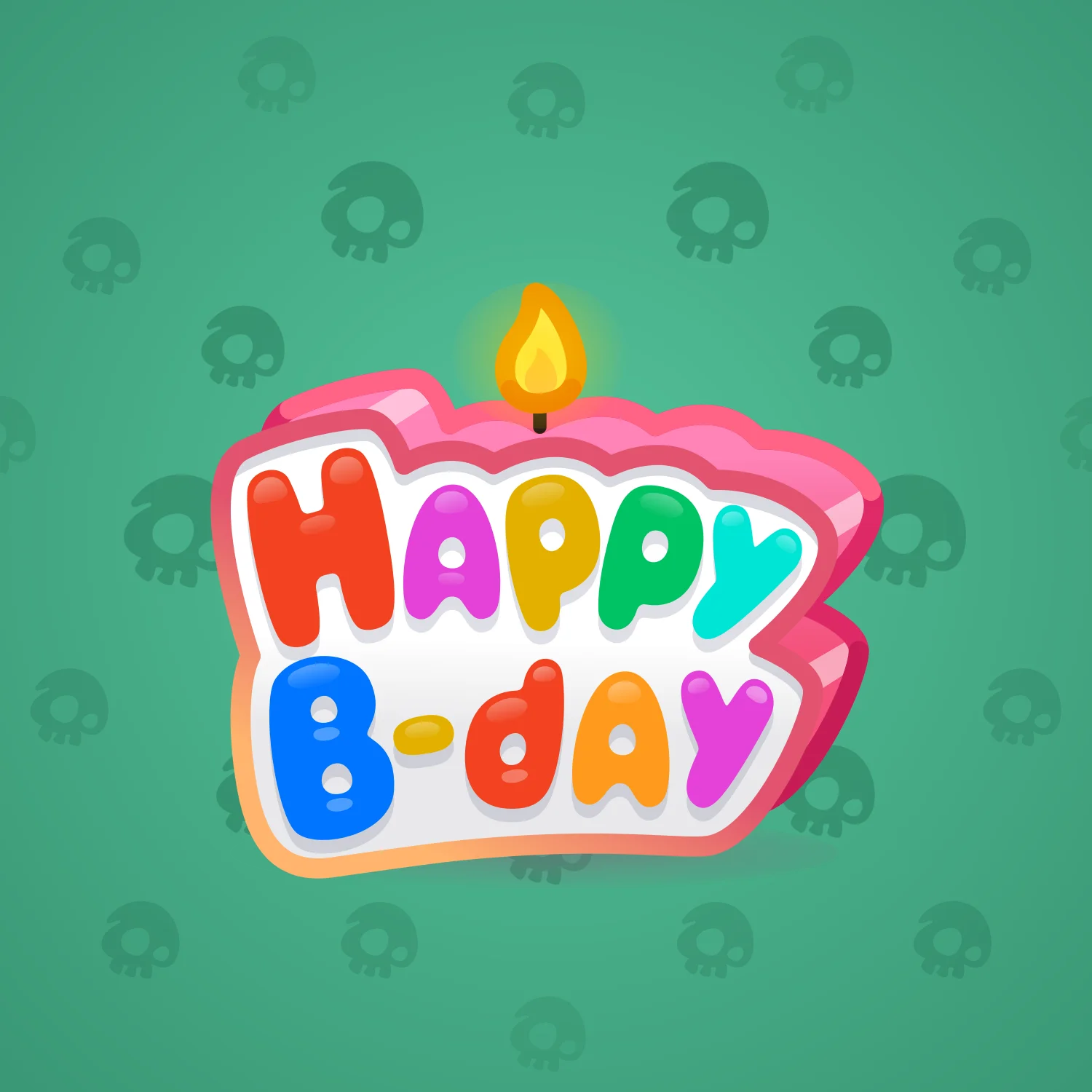 B-Day Candle