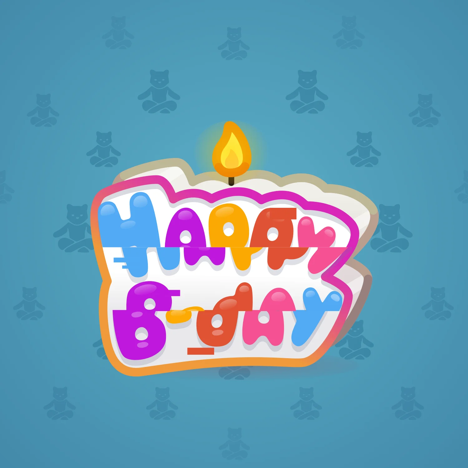 B-Day Candle
