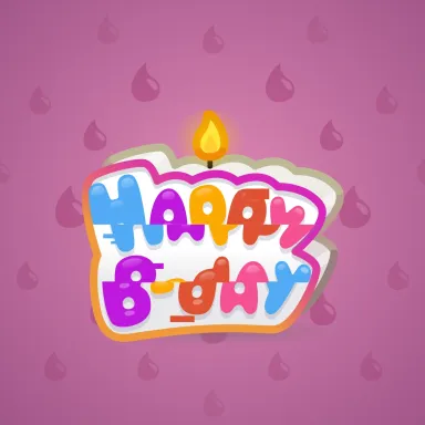 B-Day Candle