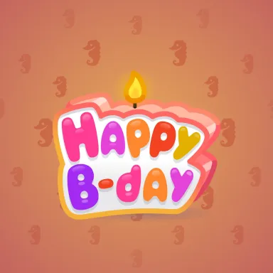 B-Day Candle #165927