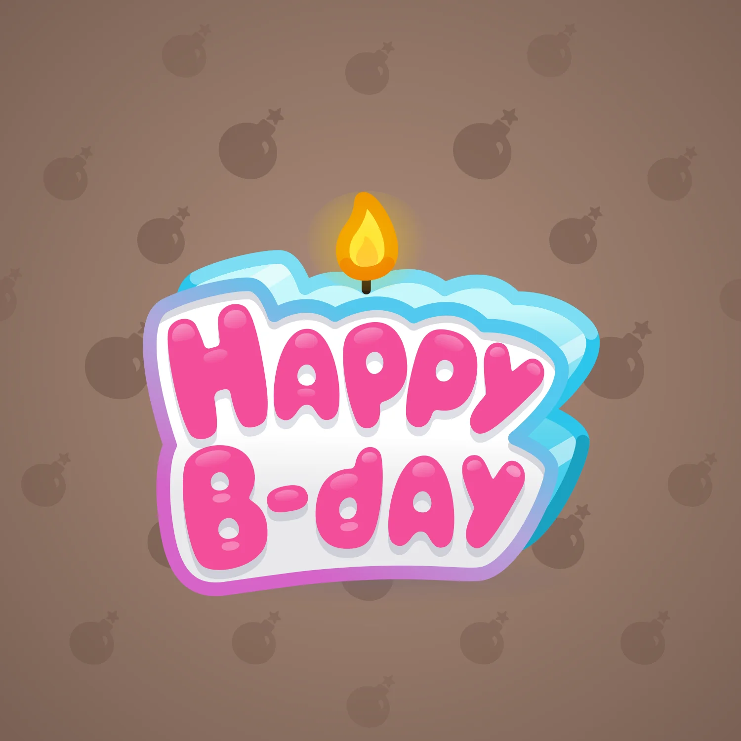 B-Day Candle