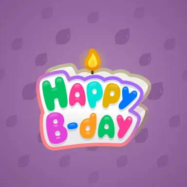 B-Day Candle #167363