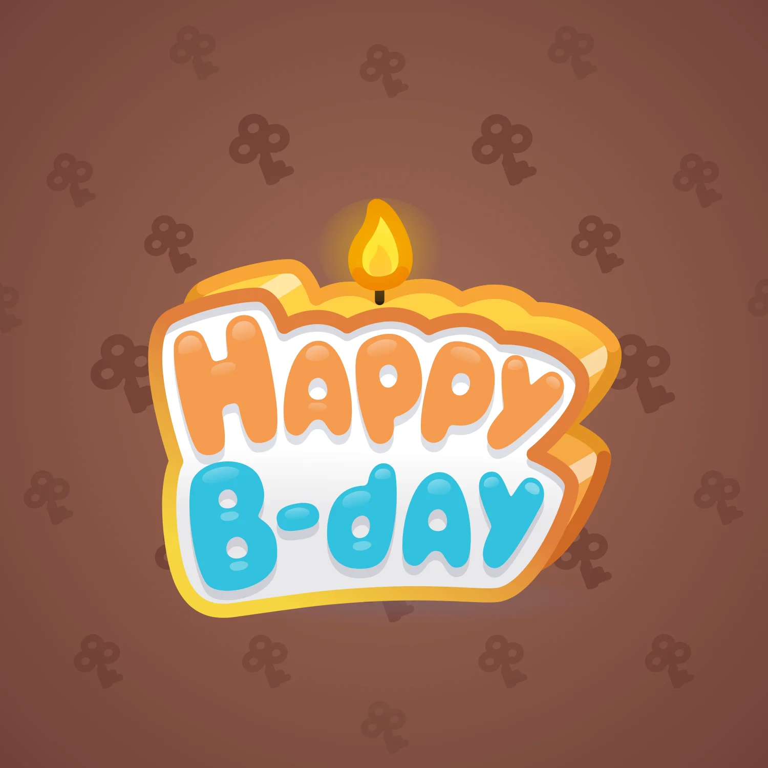B-Day Candle