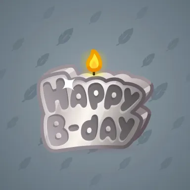 B-Day Candle #170995