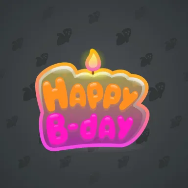B-Day Candle