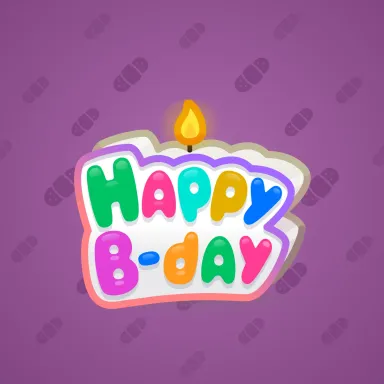 B-Day Candle #173519